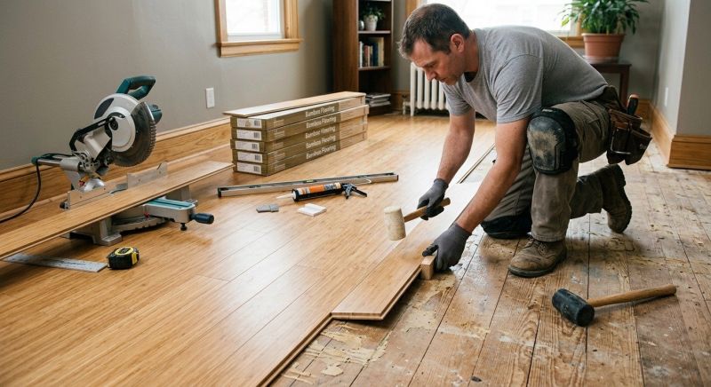 Bamboo Flooring Installation in Pearland, TX