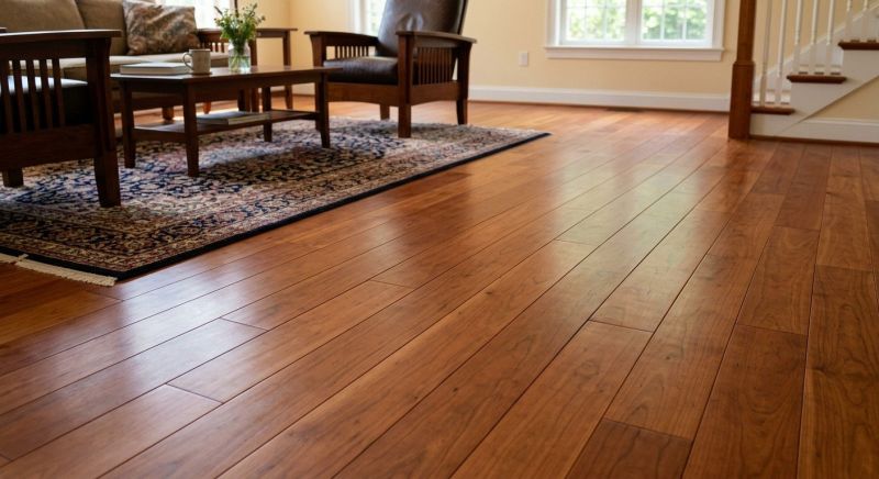 Cherry Floor Installation in Sugar Land, TX