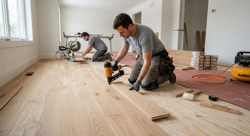 Hardwood Floor Installation in Galveston County, TX