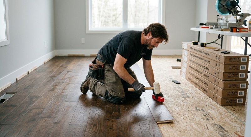 Hardwood Floor Installation in Santa Fe, TX