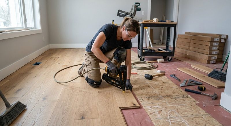 Hardwood Floor Installation in Stafford, TX