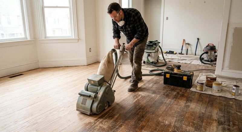 Hardwood Floor Renovation in Pearland, TX