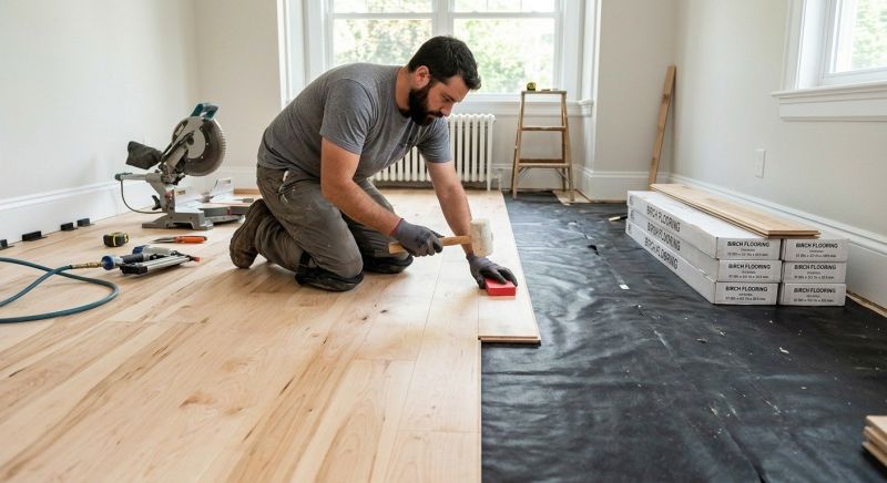 Maple Flooring Installation in Houston, TX
