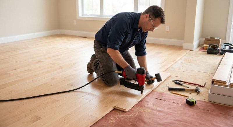 Maple Flooring Installation in La Porte, TX