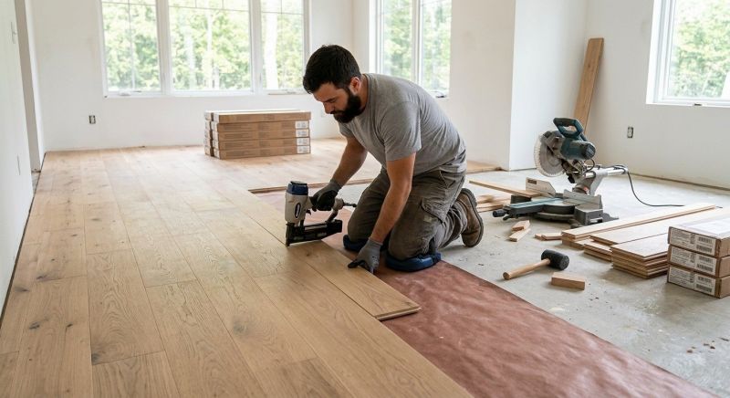 Oak Floor Installation in Galena Park, TX