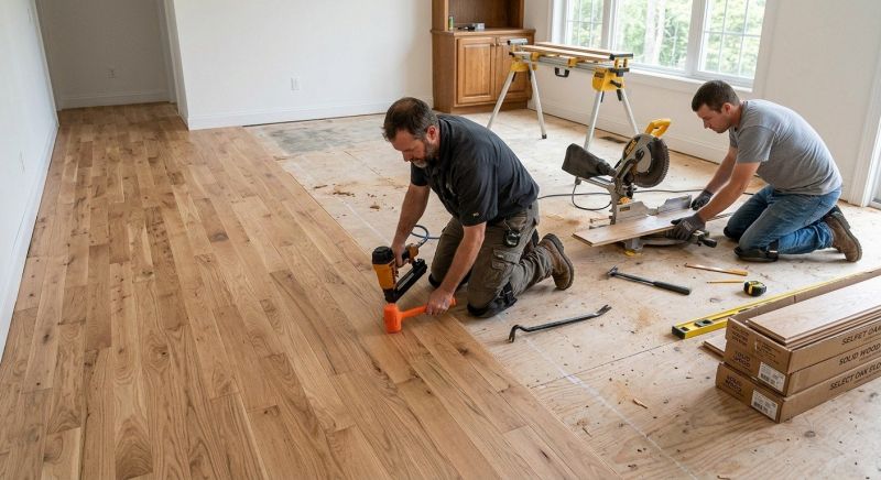 Oak Floor Installation in Hitchcock, TX