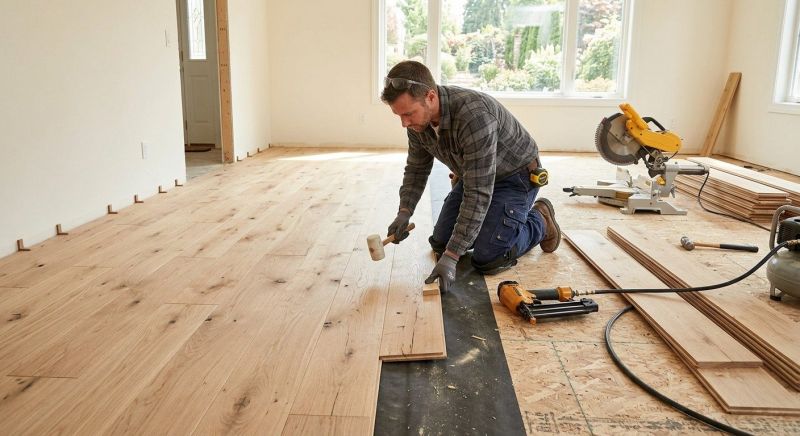 Oak Floor Installation in Seabrook, TX