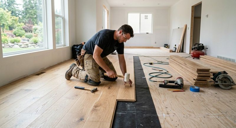 Oak Floor Installation in South Houston, TX