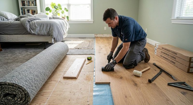Oak Floor Replacement in Pearland, TX