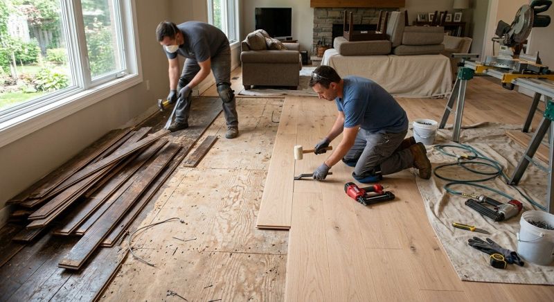 Oak Floor Replacement in Pearland, TX