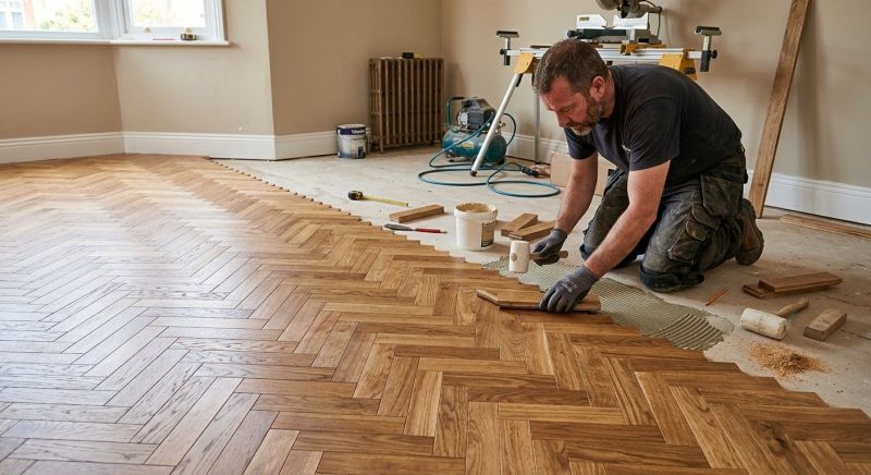 Parquet Flooring Installation in Pearland, TX