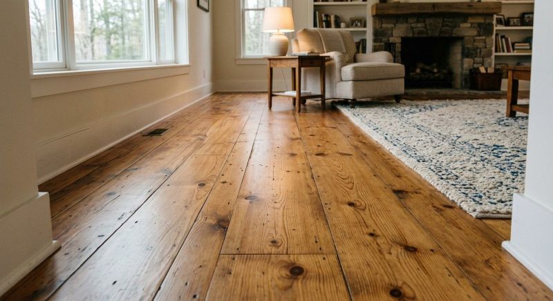 Pine Floor Installation in Pearland, TX