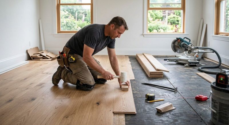 Plank Floor Installation in Pearland, TX
