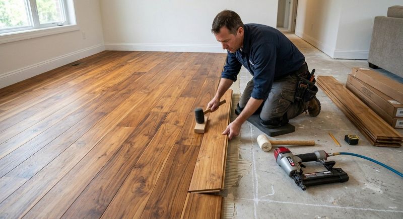Teak Flooring Installation in Pearland, TX