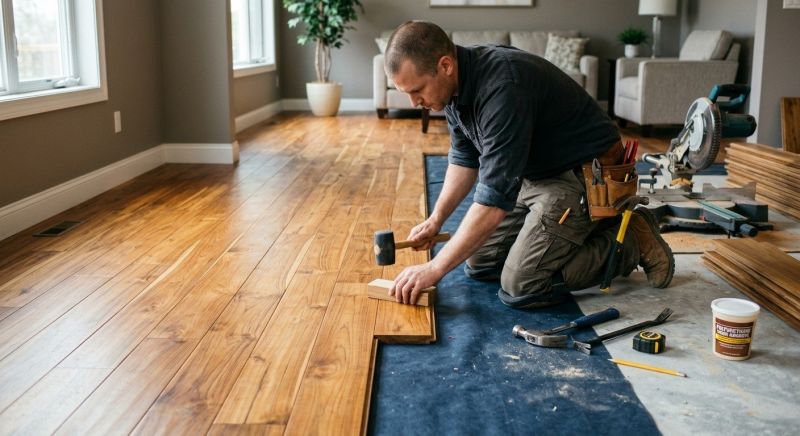 Teak Flooring Installation in Pearland, TX