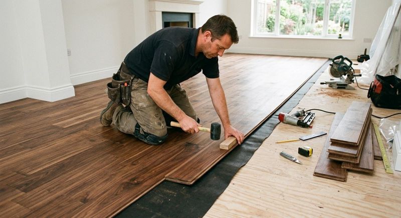 Walnut Flooring Installation in Pearland, TX